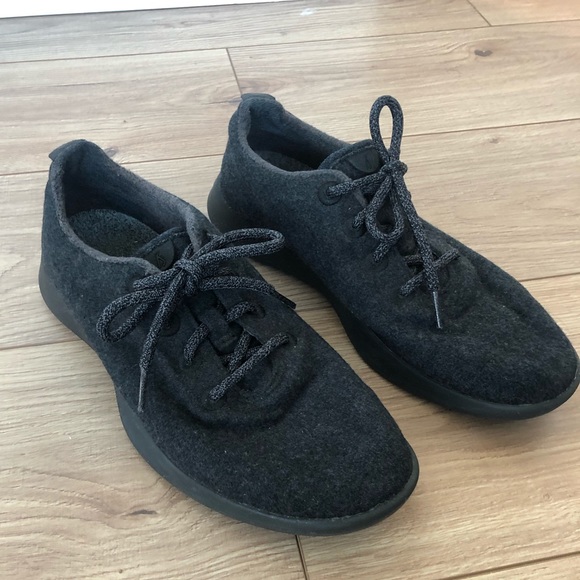 Allbirds Women's Wool Runners Sneakers in Natural Black, Size 10 - Picture 5 of 11